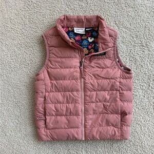 Patagonia Girls Dusty Rose Quilted Puffer Vest